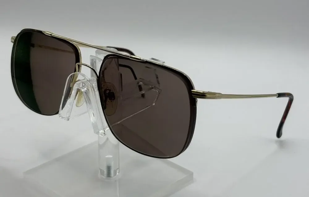 Marchon Autoflex 17 Flexon Havana Metal Eyeglasses Frames 57-17 140